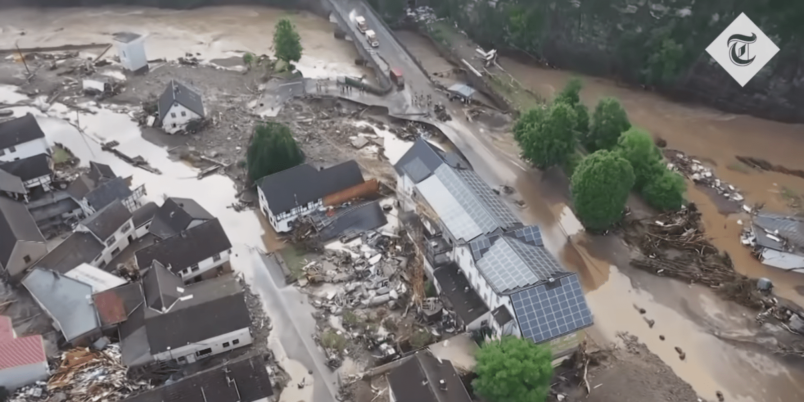 drone German floods