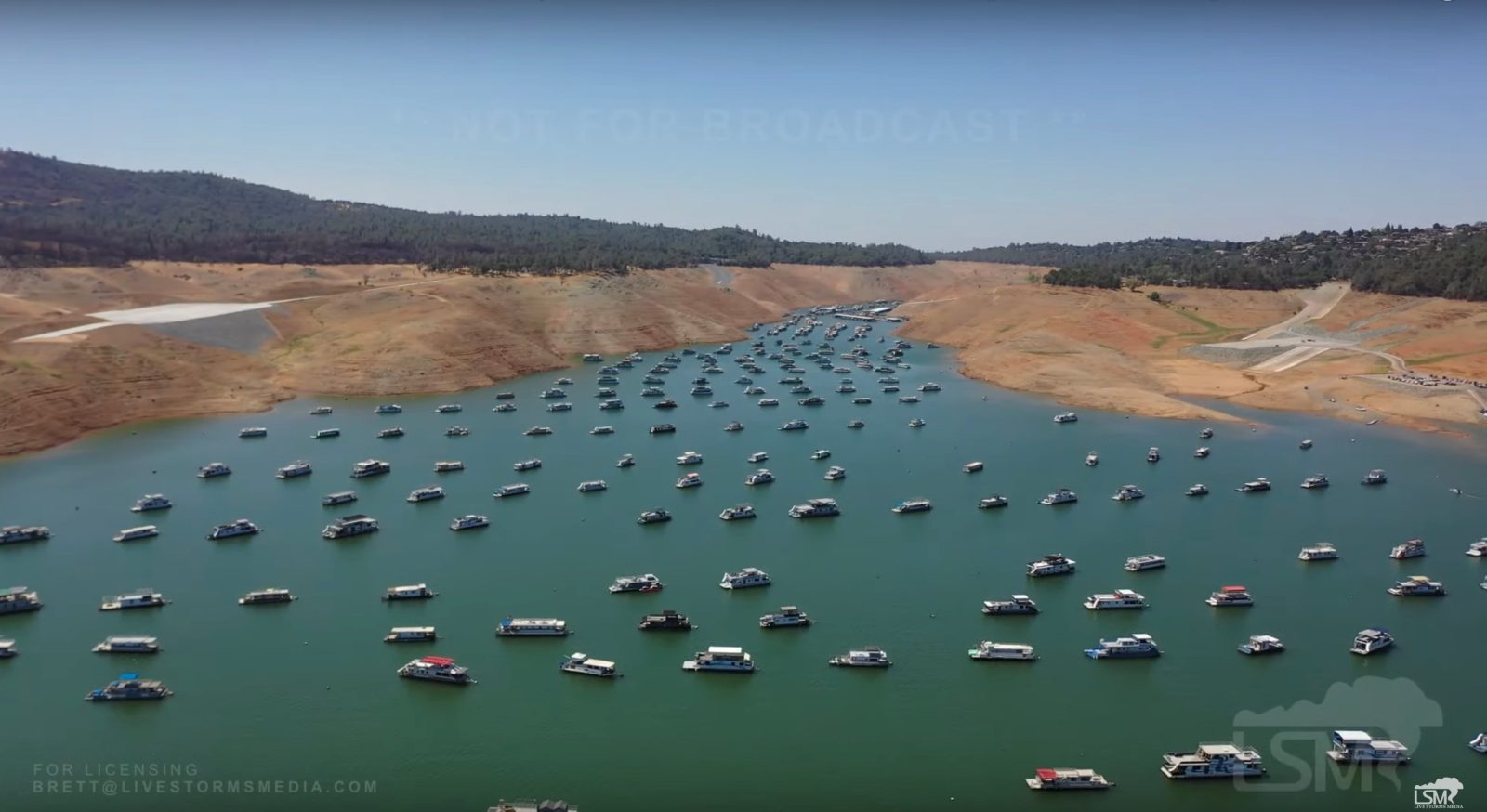 drone video California's drought