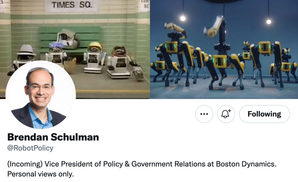 Brendan Schulman Boston Dynamics