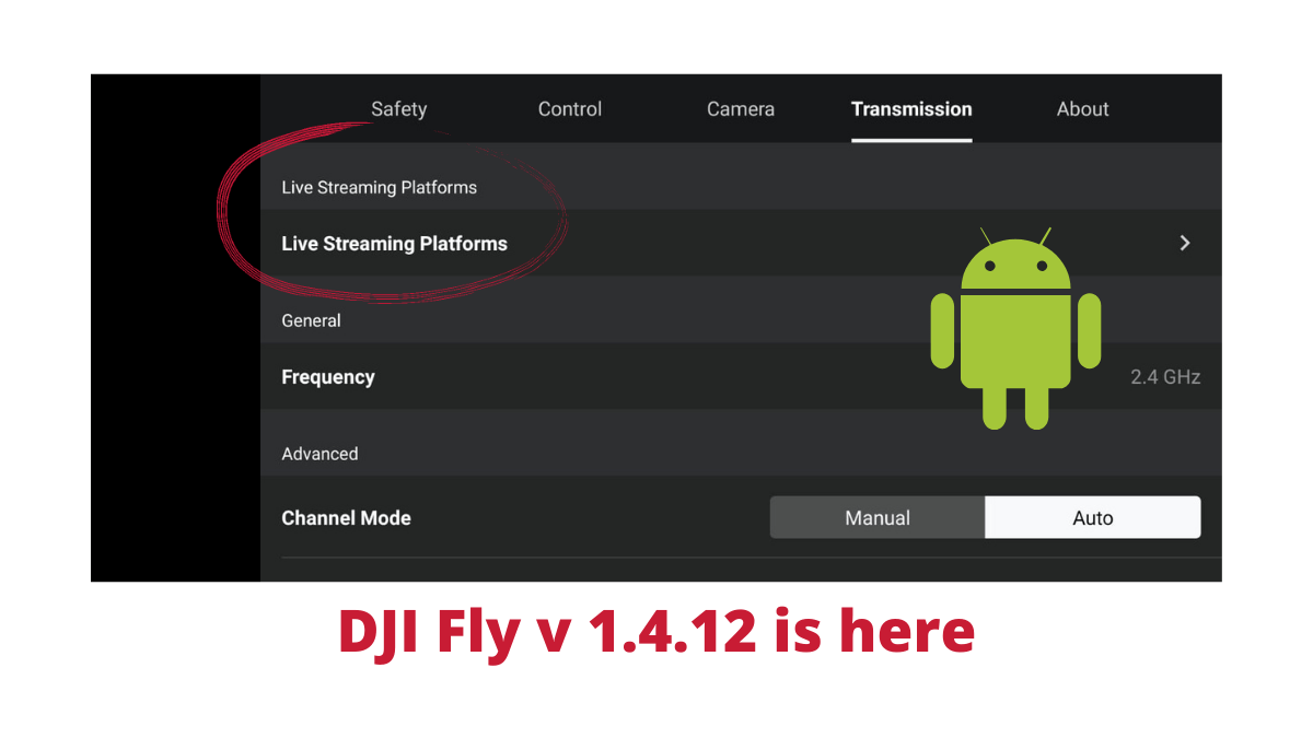 dji fly app update v 1.4.12