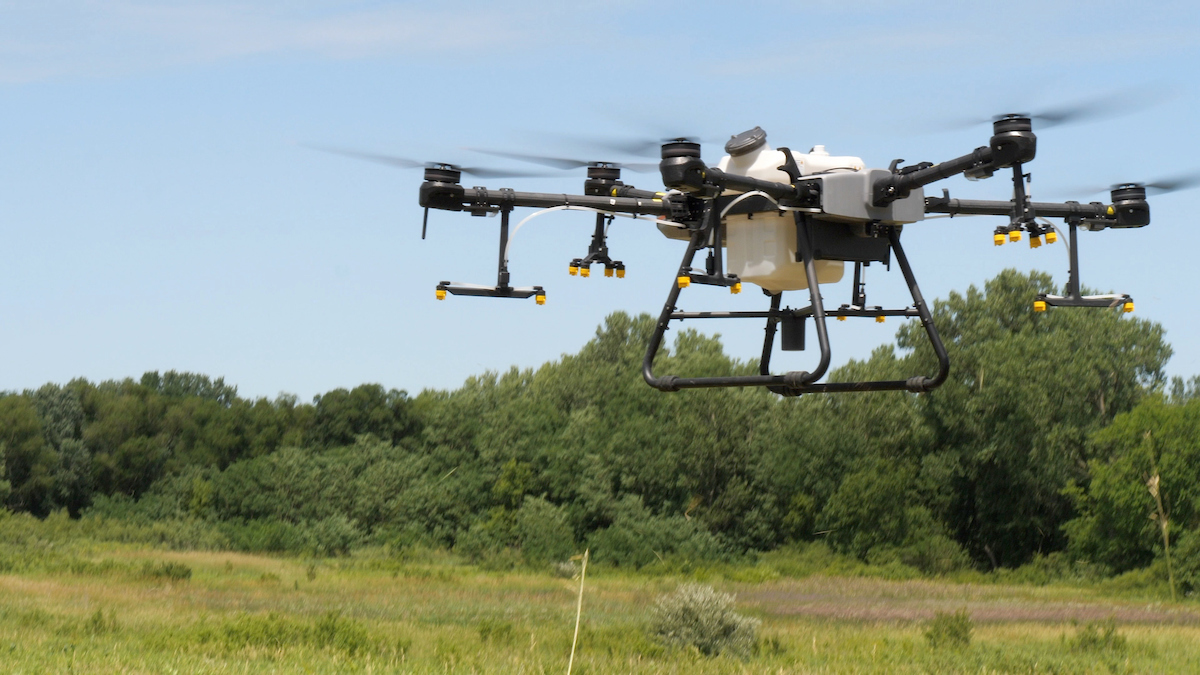 agriculture spray drone rantizo
