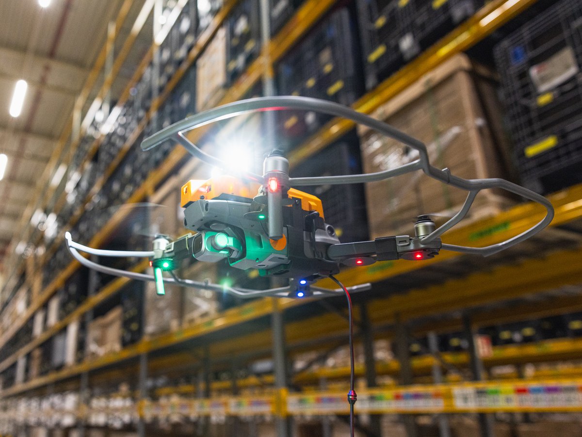 Tesla drone warehouse